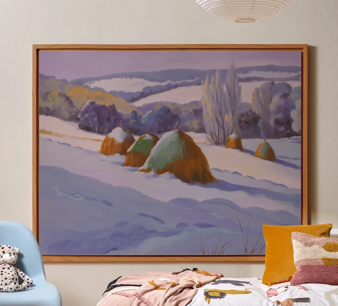 Winter Haystack Duo forex plate by Celestial Harmony