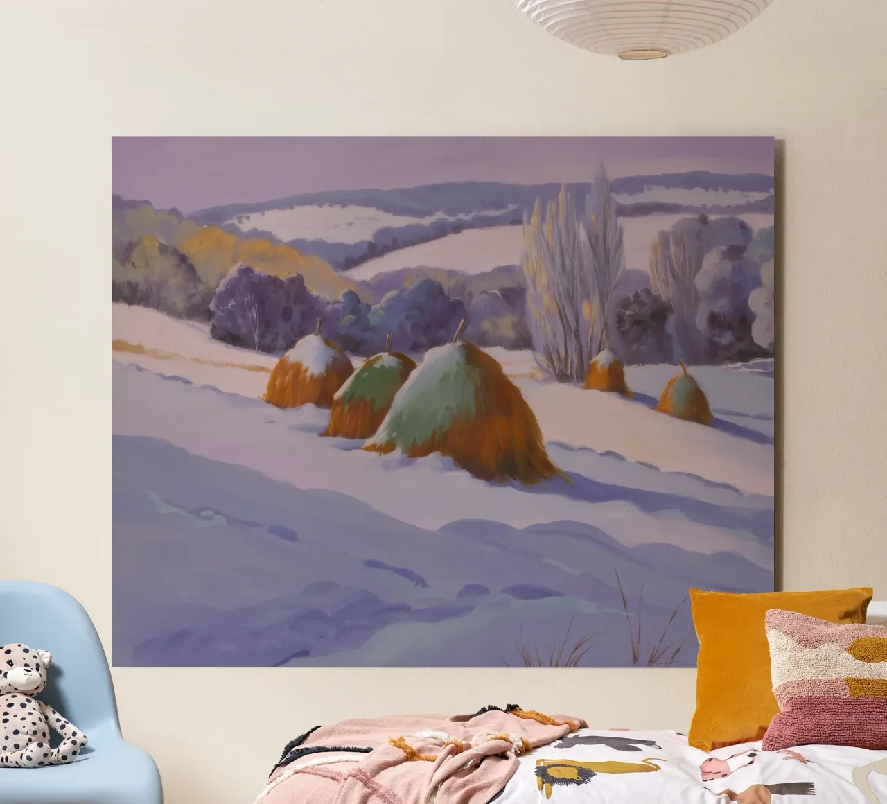 Winter Haystack Duo forex plate by Celestial Harmony