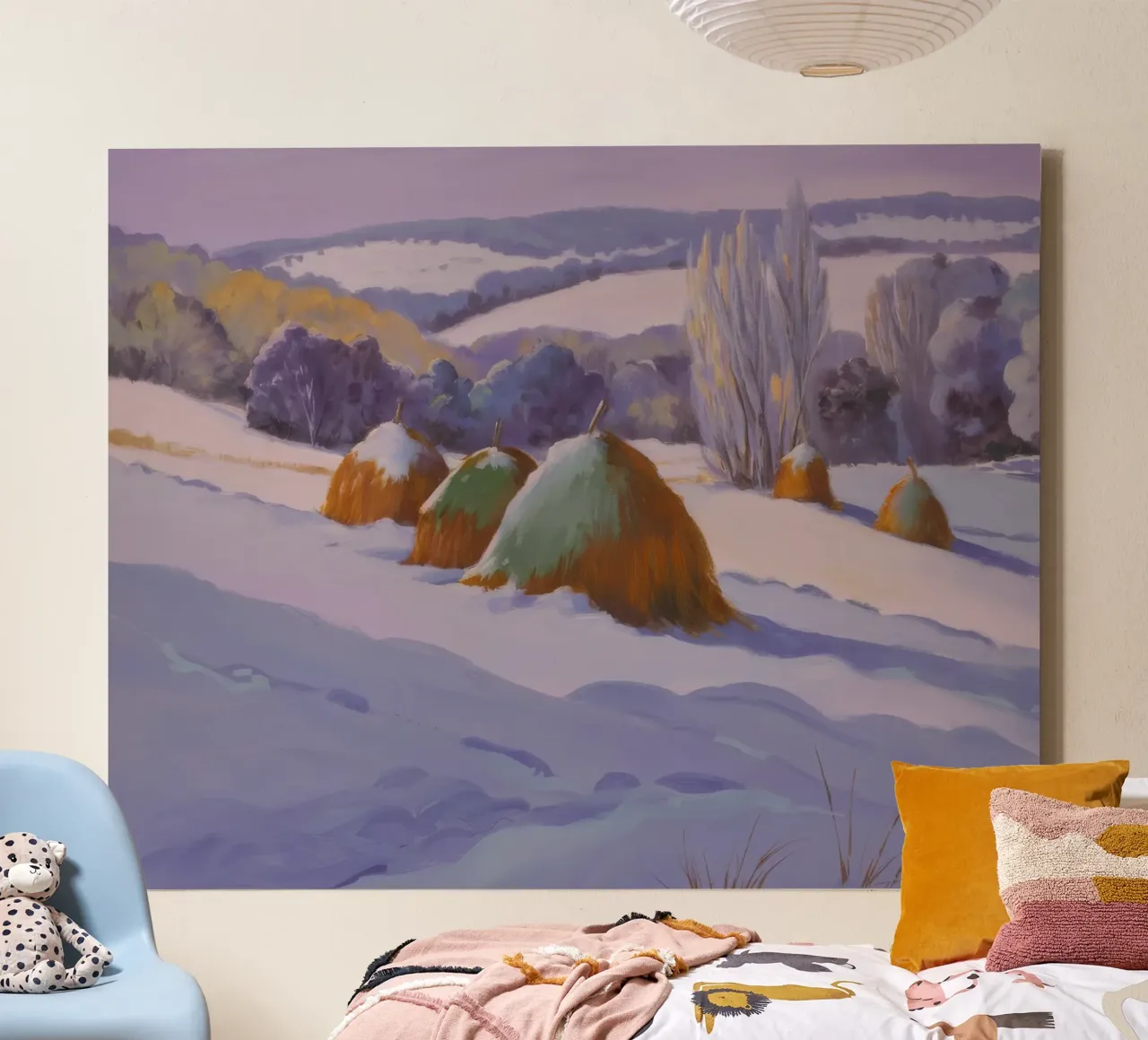 Winter Haystack Duo tela da Celestial Harmony