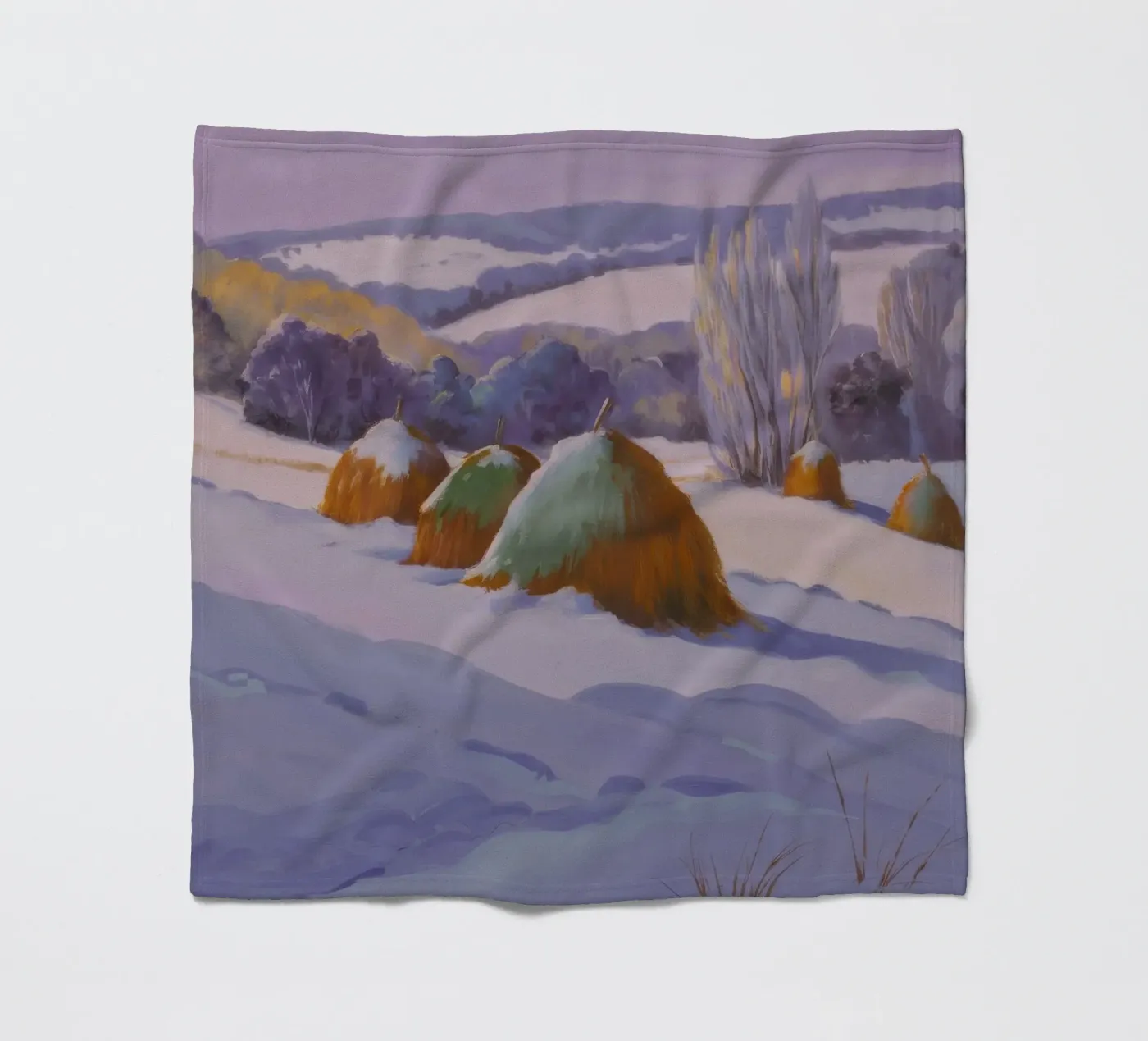 Duo di pagliai invernali coperta in pile da Celestial Harmony