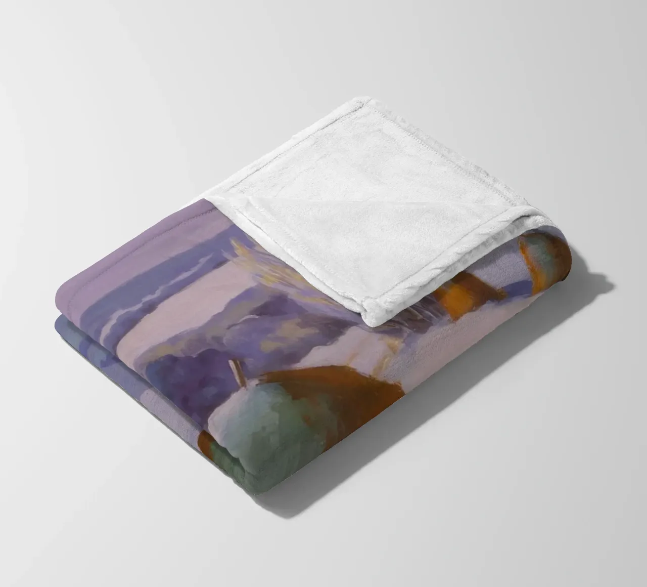 Winter Haystack Duo fleece blanket by Celestial Harmony