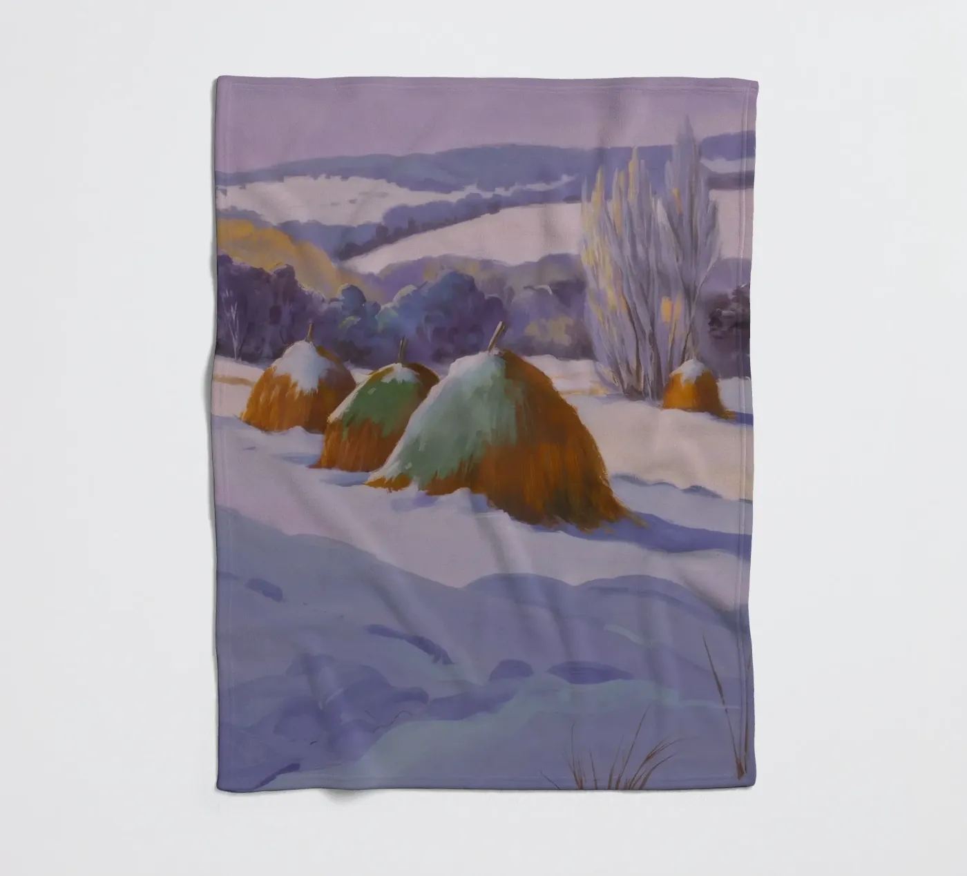 Duo di pagliai invernali coperta in pile da Celestial Harmony