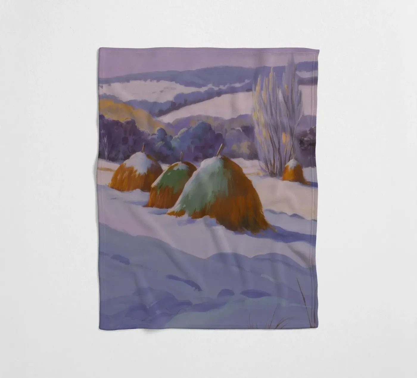 Duo di pagliai invernali coperta in pile da Celestial Harmony