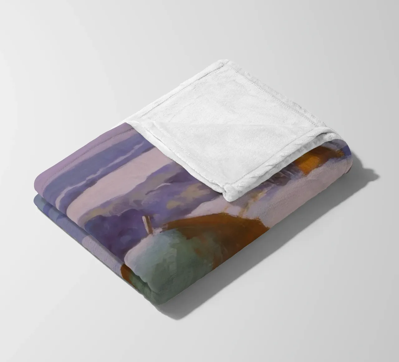 Winter Haystack Duo fleece blanket by Celestial Harmony