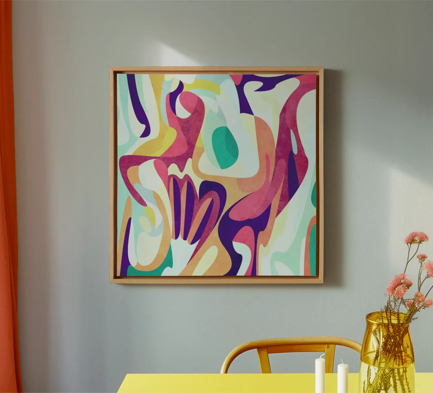 Adison tela da Abstract Joy