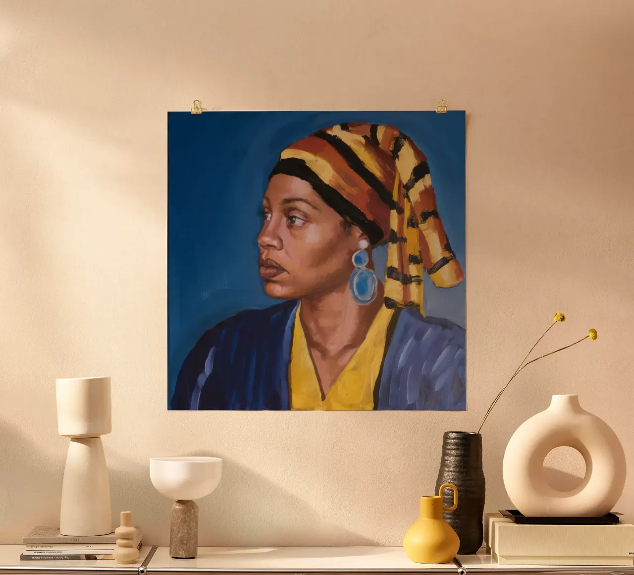 Sguardo regale azzurro carta hahnemühle da Opal Strokes