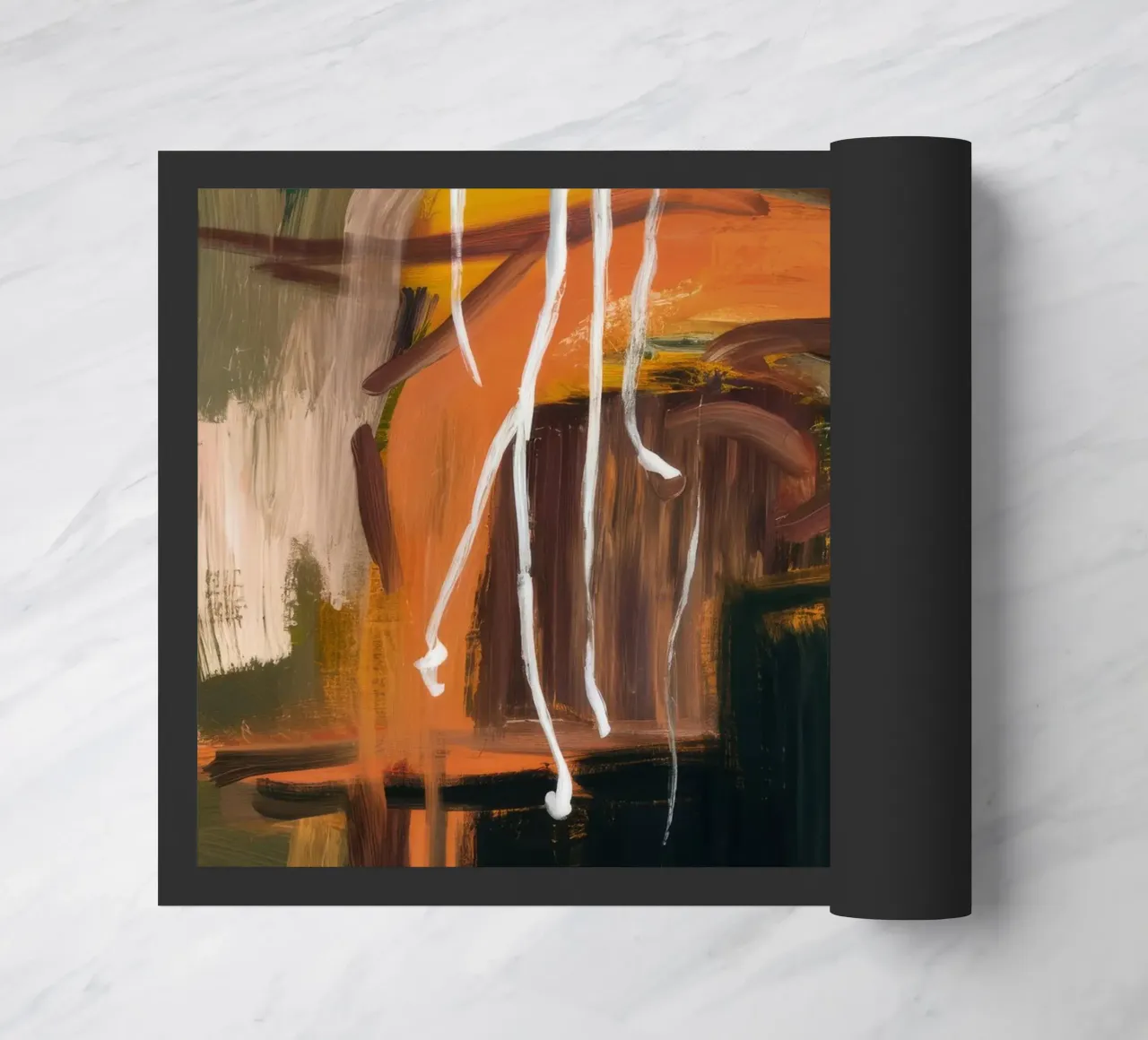 Sunset Curve Horizon doormat by Dream Spectrum
