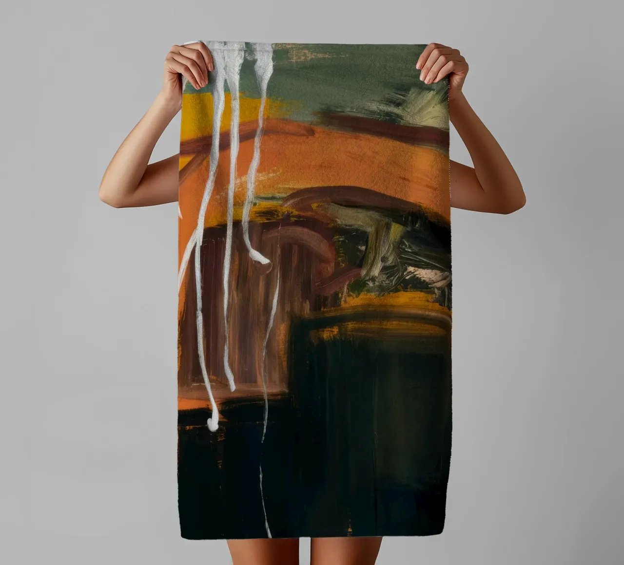 Sunset Curve Horizon towel by Dream Spectrum