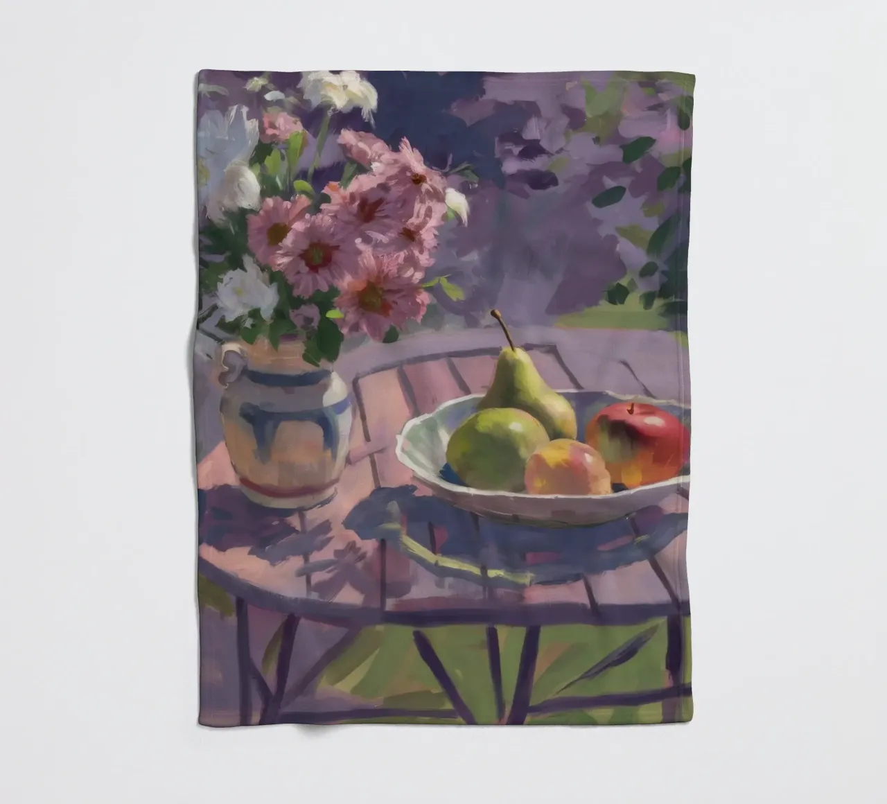 Gartentisch Repose Fleecedecke von Radiance Landscape