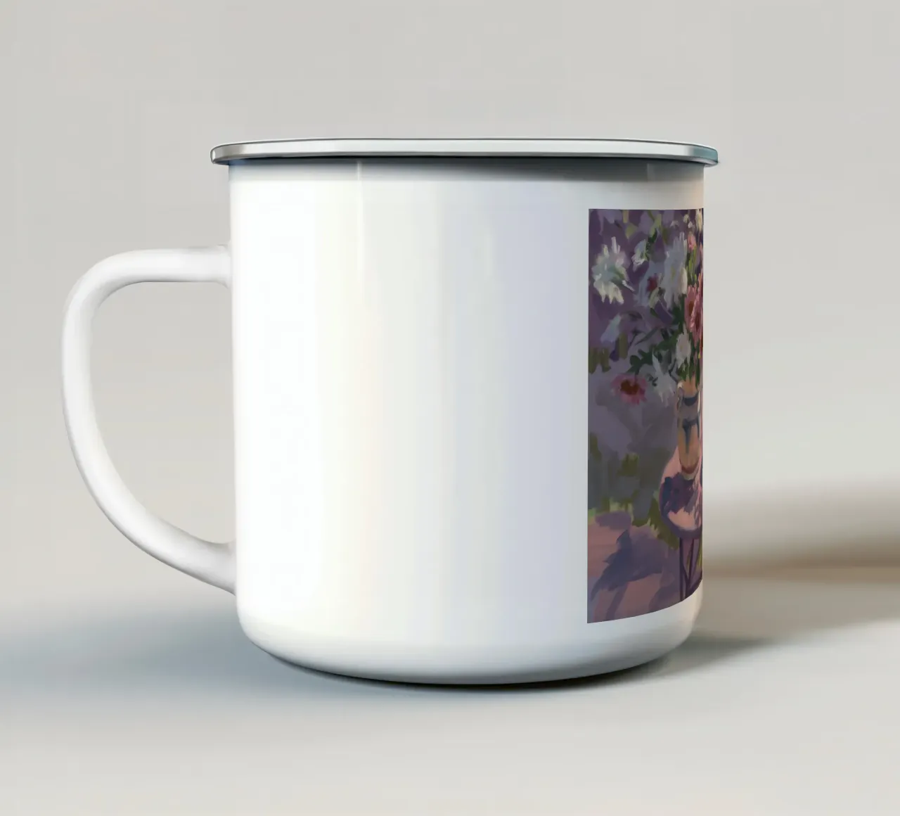 Tavolo da giardino Repose tazza in smalto da Radiance Landscape