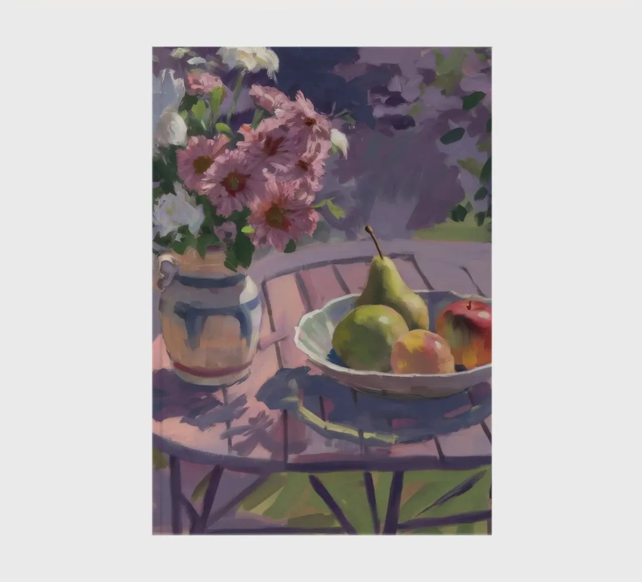 Garden Table Repose notebook by Radiance Landscape