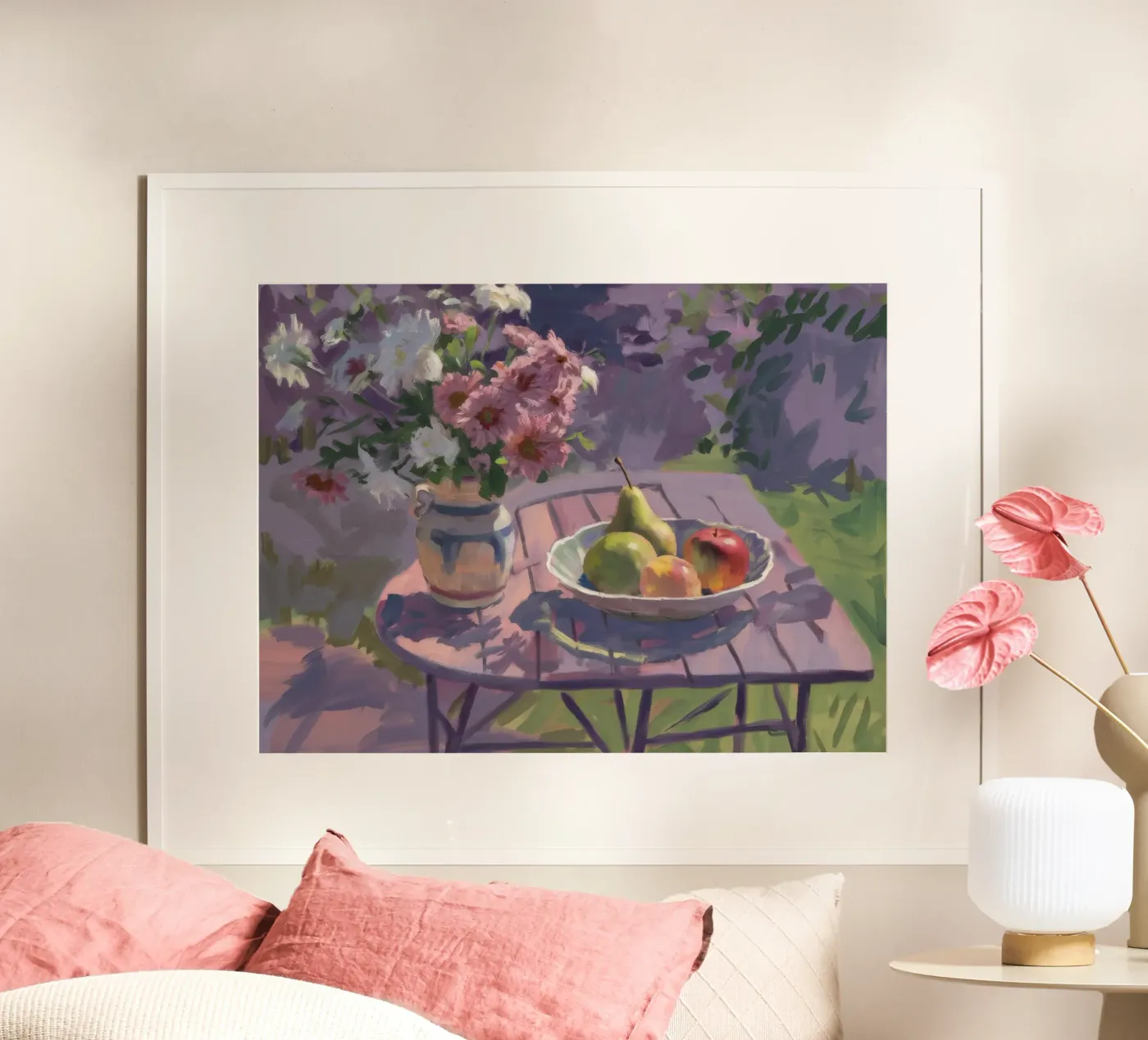 Tuintafel Rust poster van Radiance Landscape