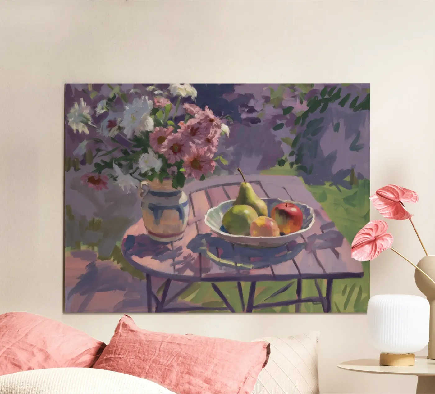 Tuintafel Rust poster van Radiance Landscape