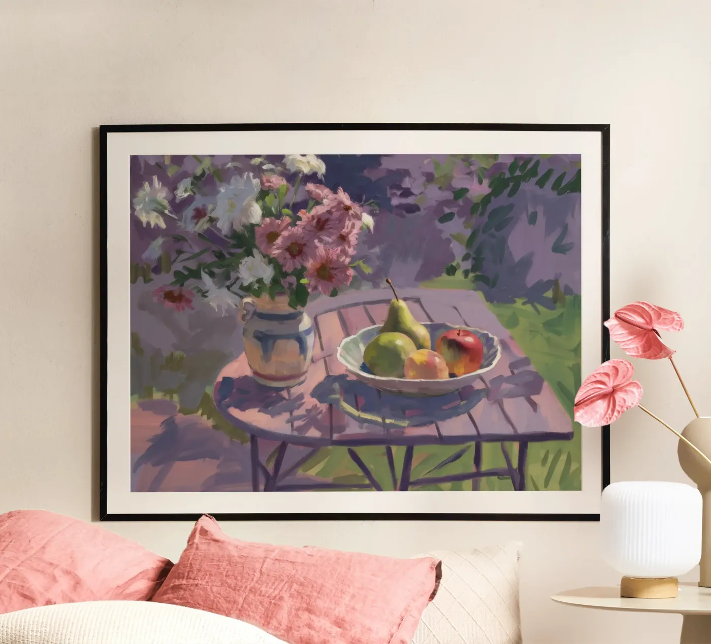 Tuintafel Rust poster van Radiance Landscape