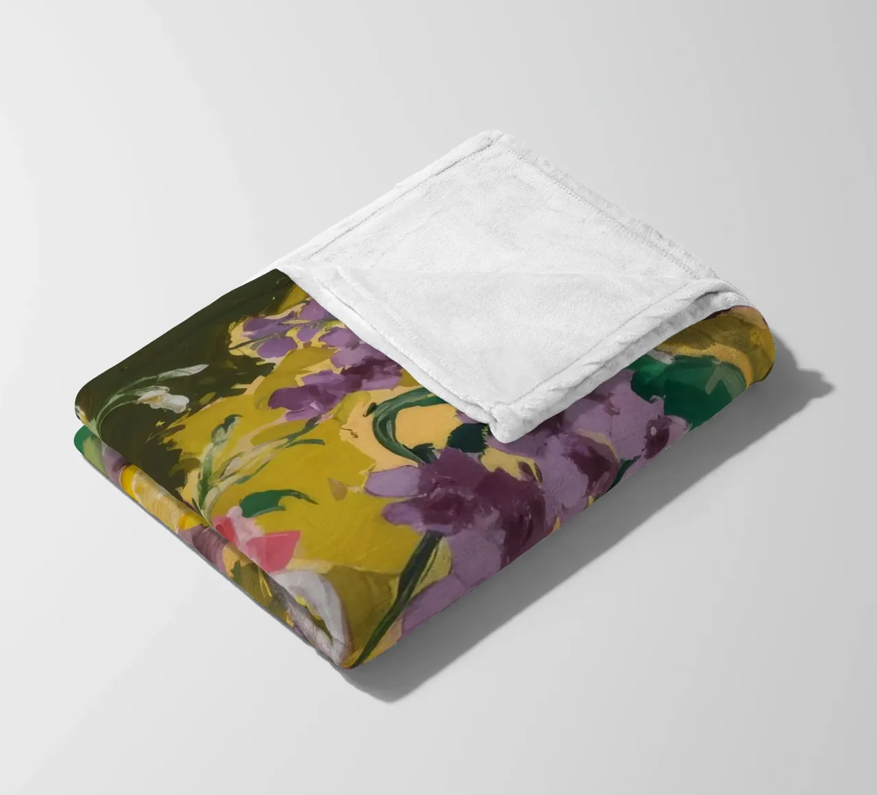 Agrumes Majestic Bloom plaid polaire de Celestial Harmony
