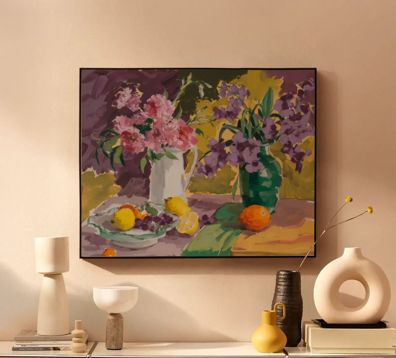 Majestic Bloom Citrus alu-dibond by Celestial Harmony