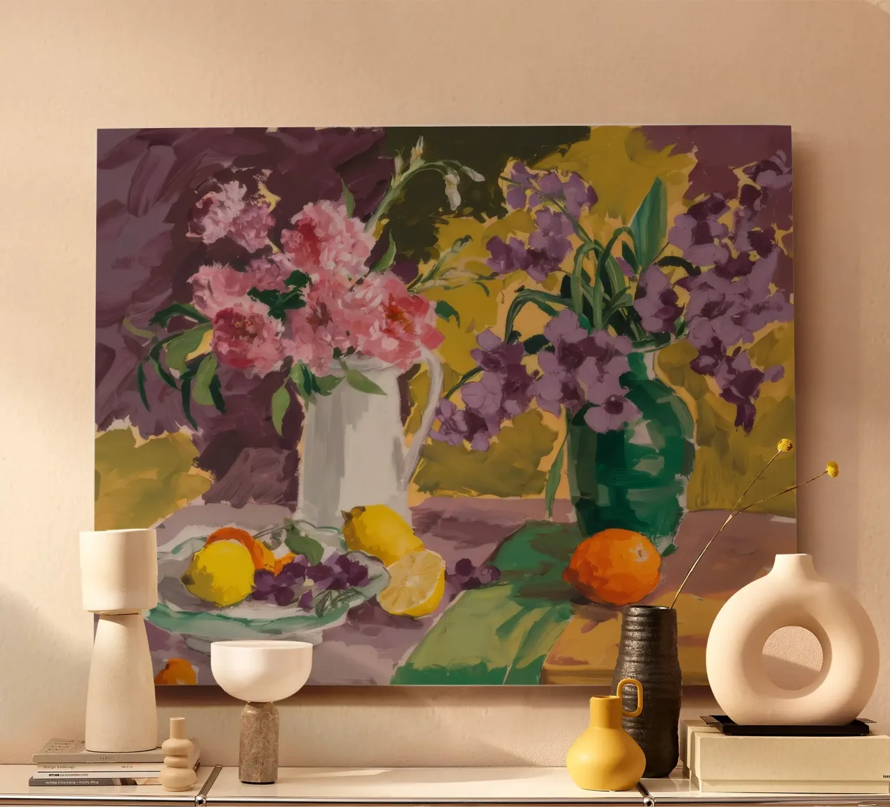 Majestic Bloom Citrus alu-dibond by Celestial Harmony