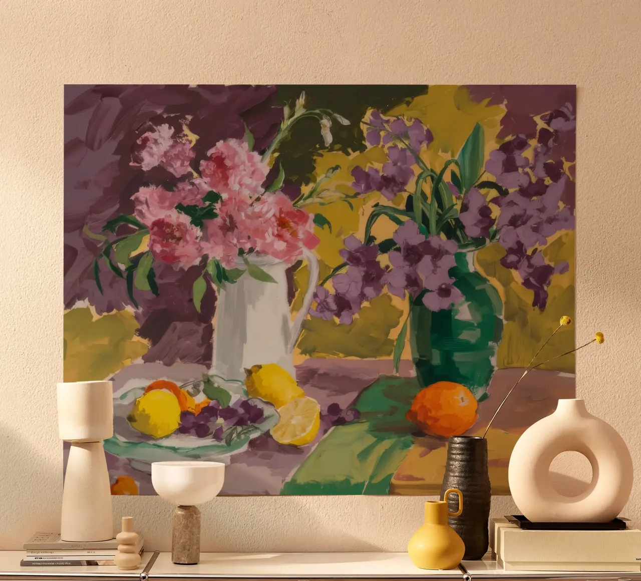 Majestic Bloom Zitrusfrüchte Poster von Celestial Harmony