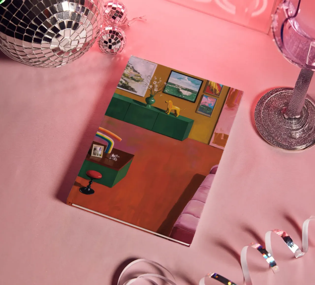 Chambre arc-en-ciel Repose carnet de notes de Opal Strokes