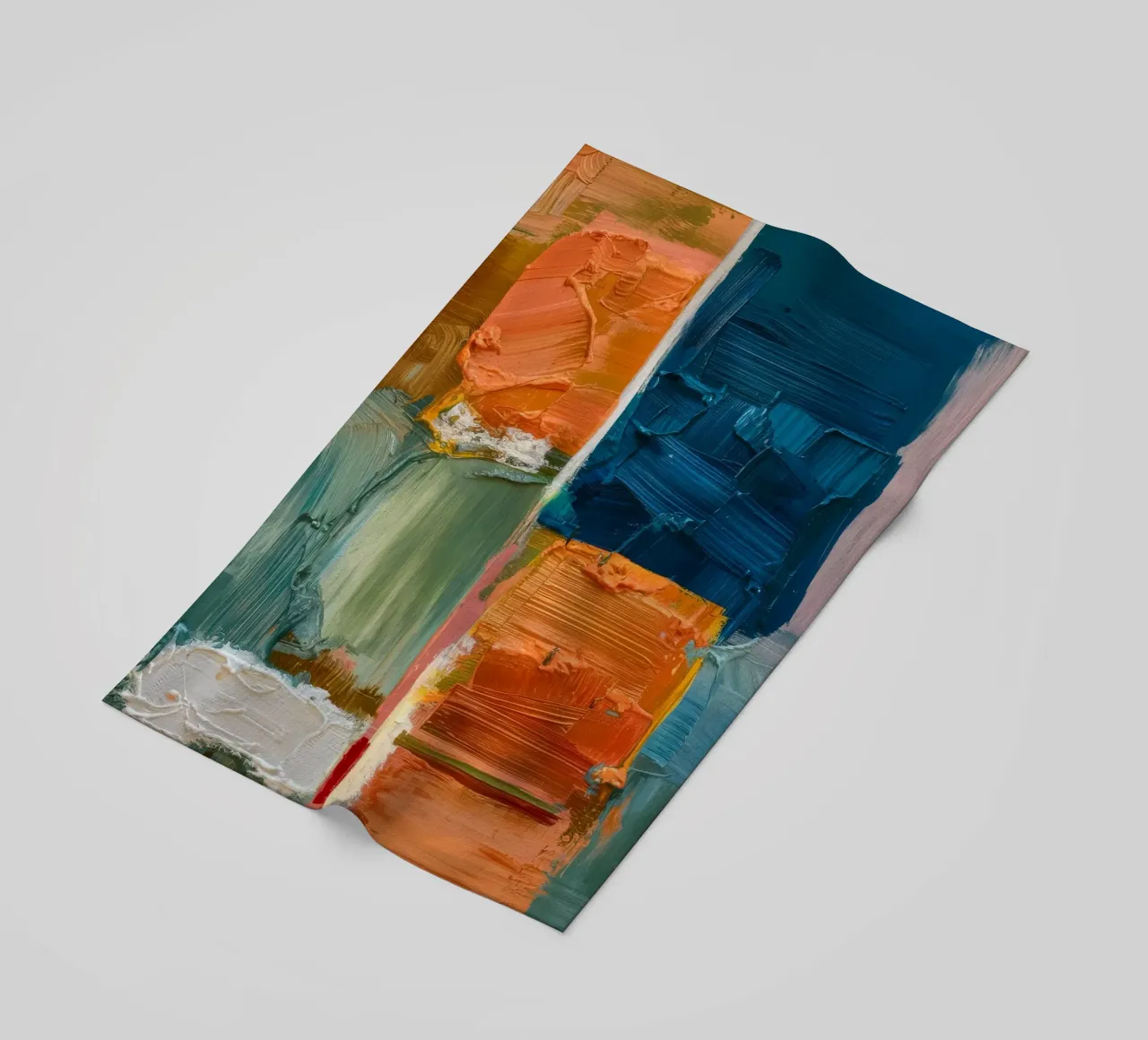 Oceanic Color Blocks beach towel by Dream Spectrum