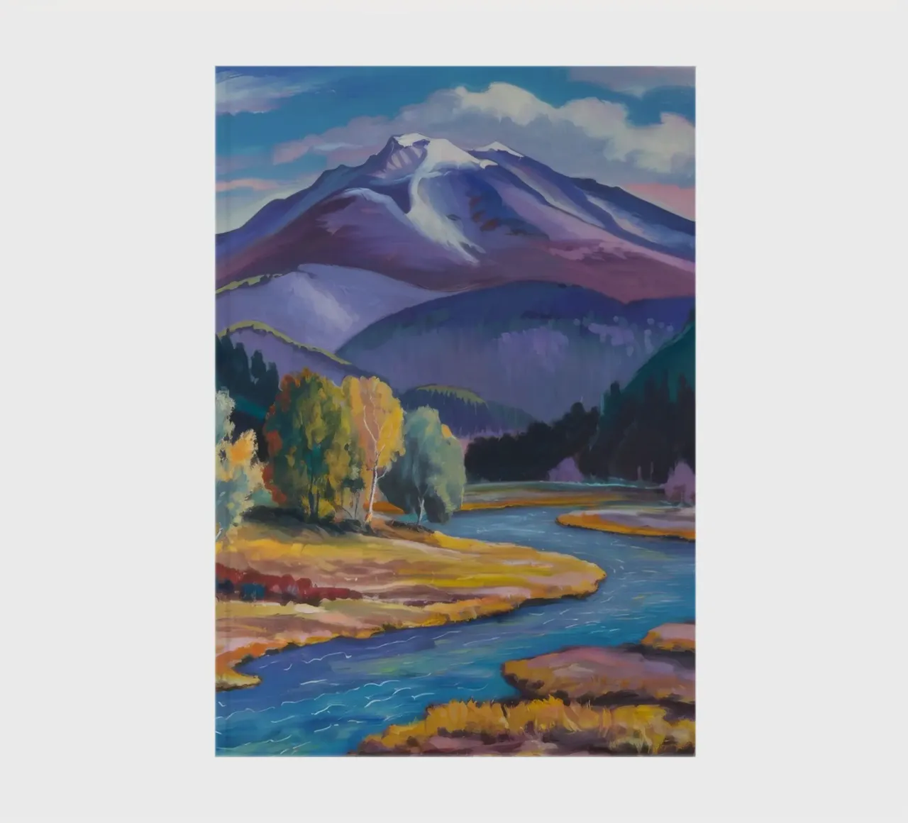 Azure River Journey notebook by Radiance Landscape