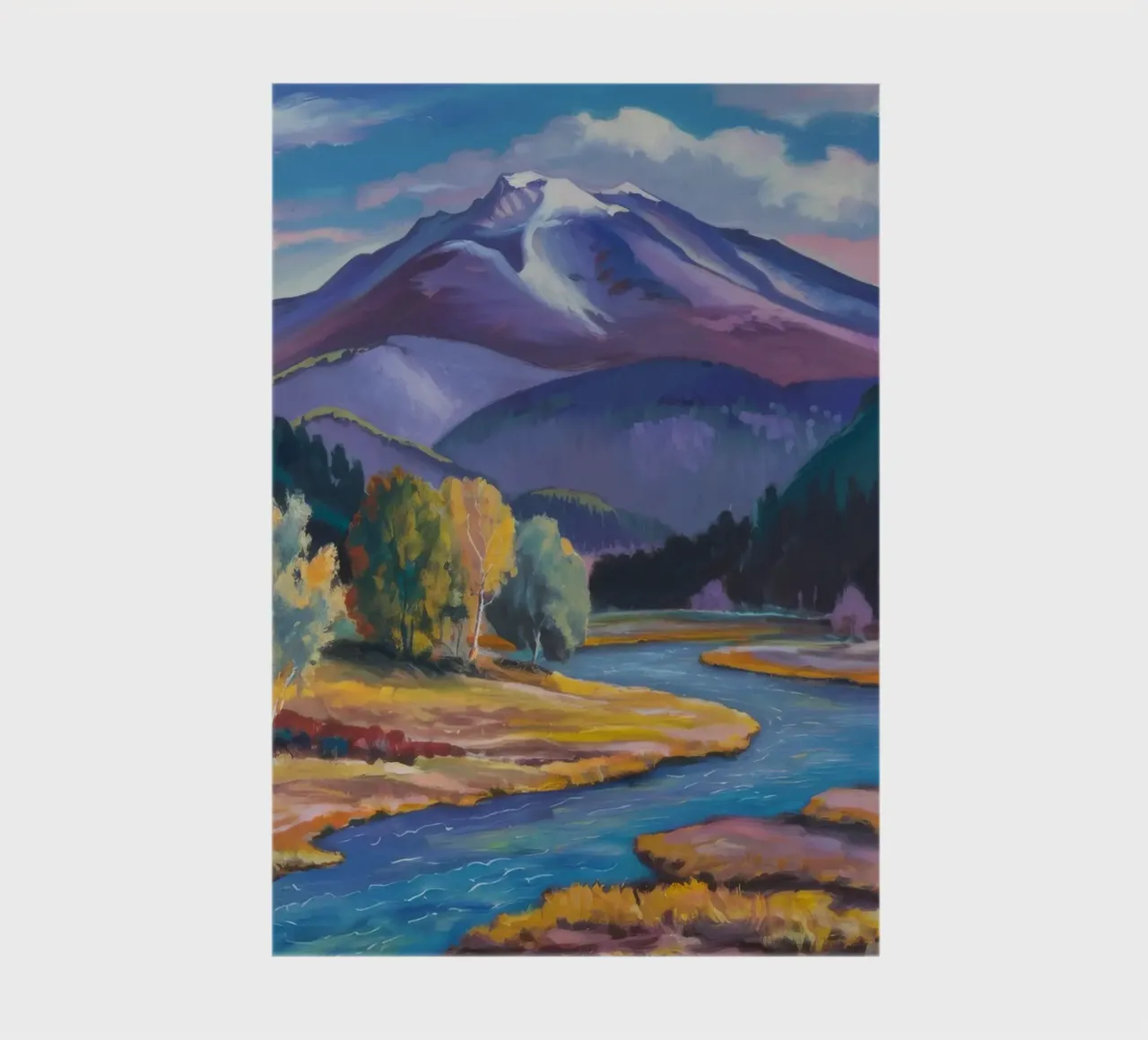 Azure River Journey notebook by Radiance Landscape