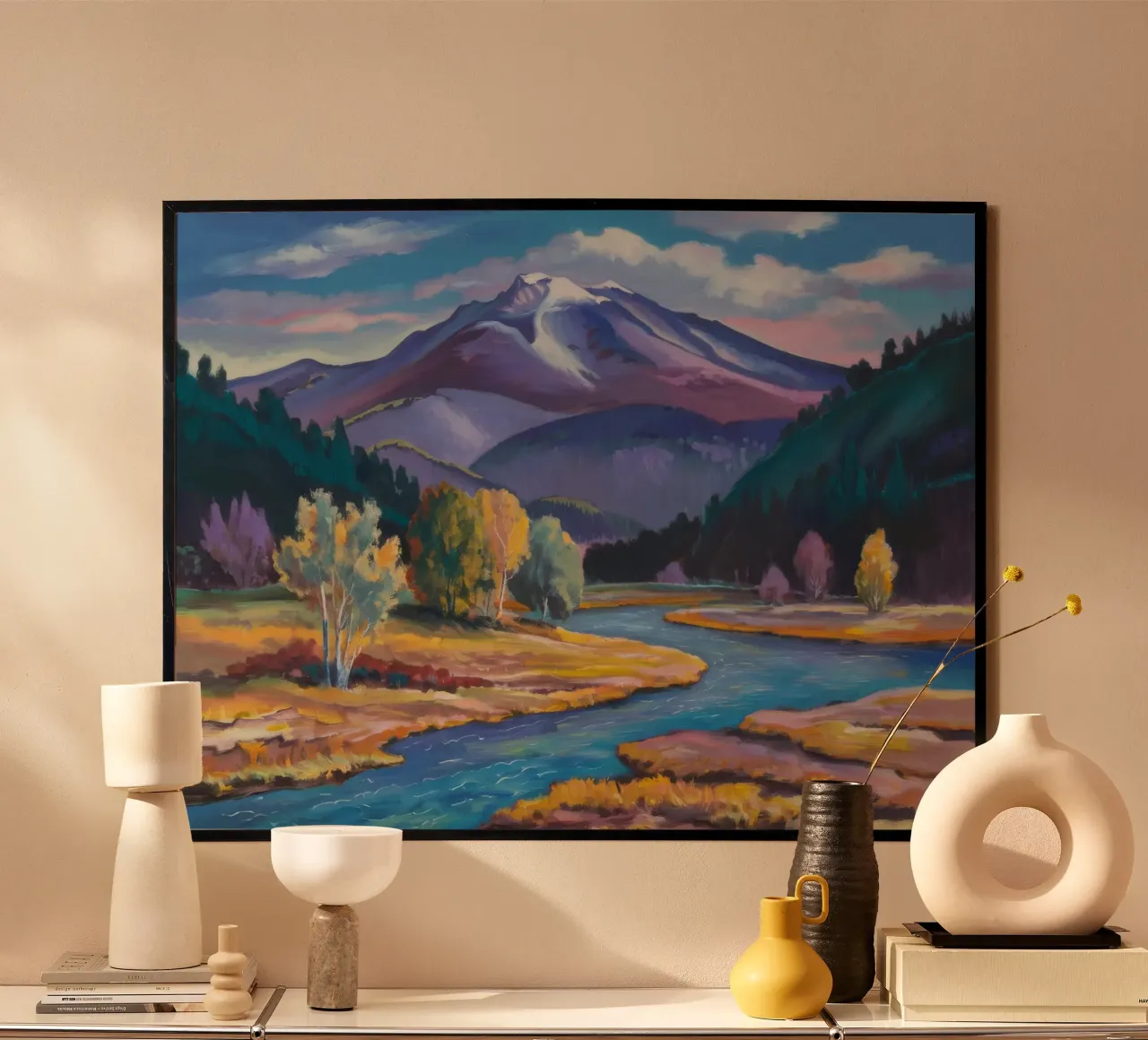 Azure River Journey Poster von Radiance Landscape