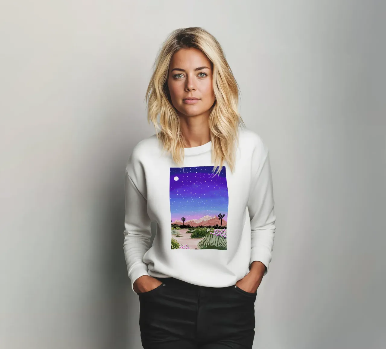 Joshua Tree Sweatshirt von Sarah Gesek