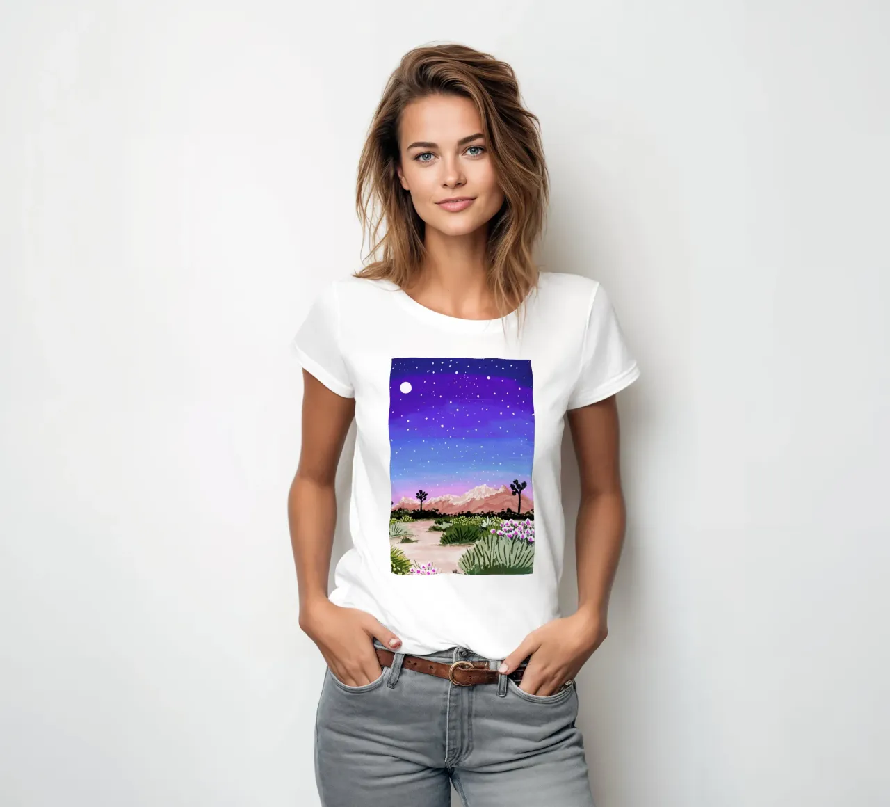 Joshua Tree t-shirt da donna da Sarah Gesek