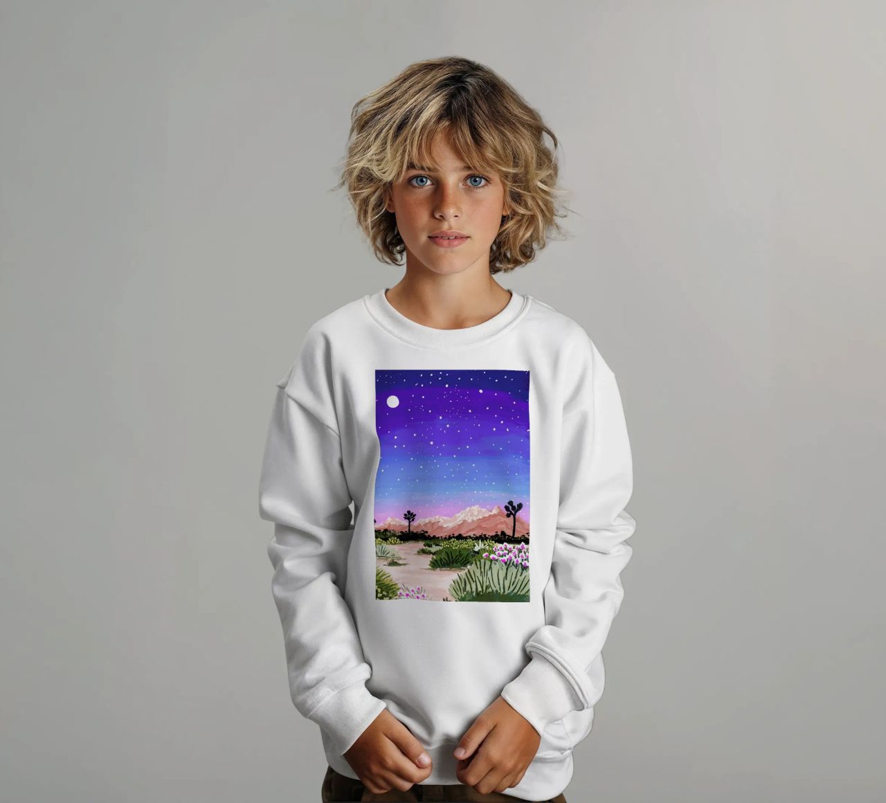 Joshua Tree felpa bambino da Sarah Gesek