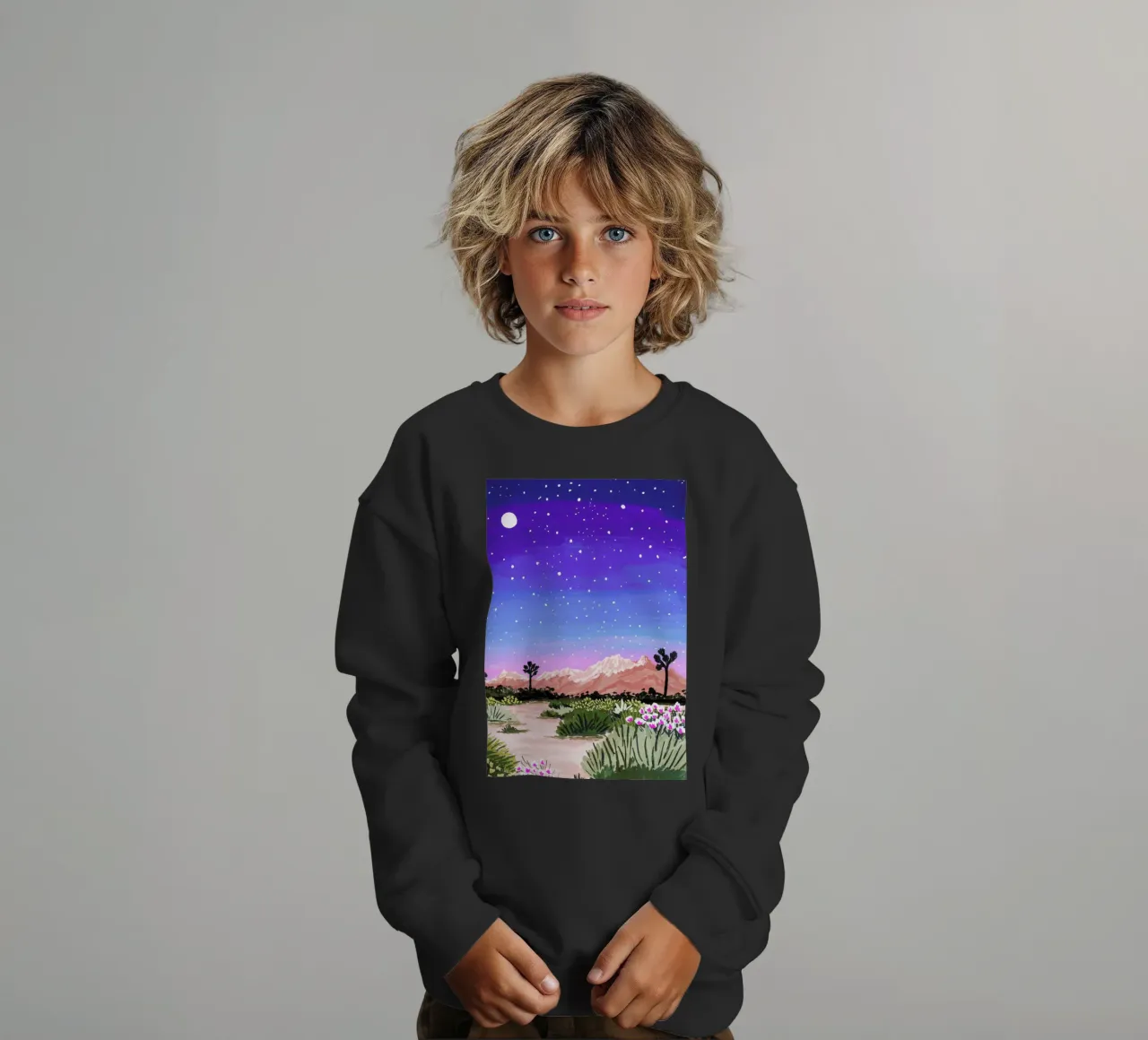 Joshua Tree felpa bambino da Sarah Gesek