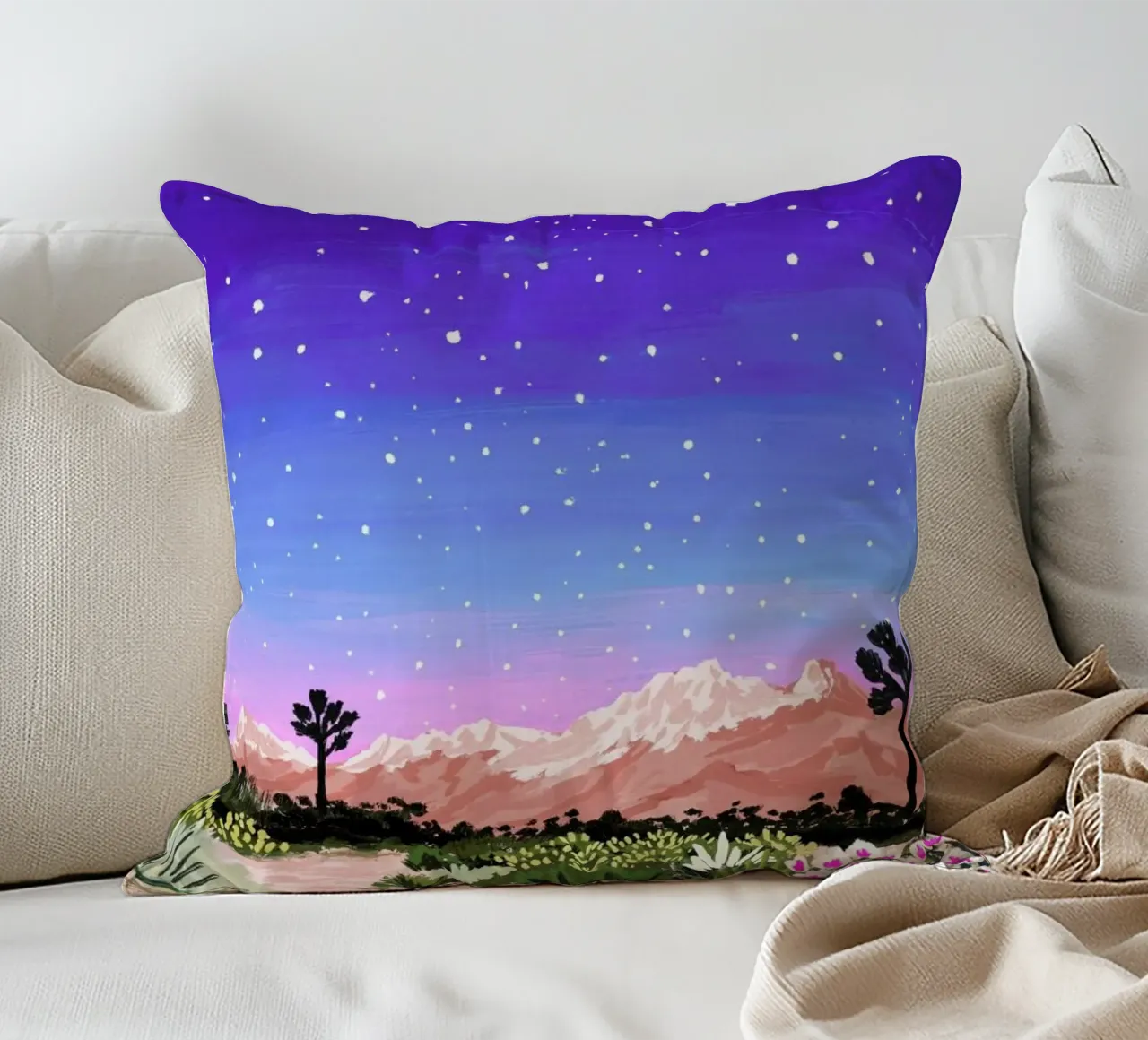 Joshua Tree cuscino da Sarah Gesek