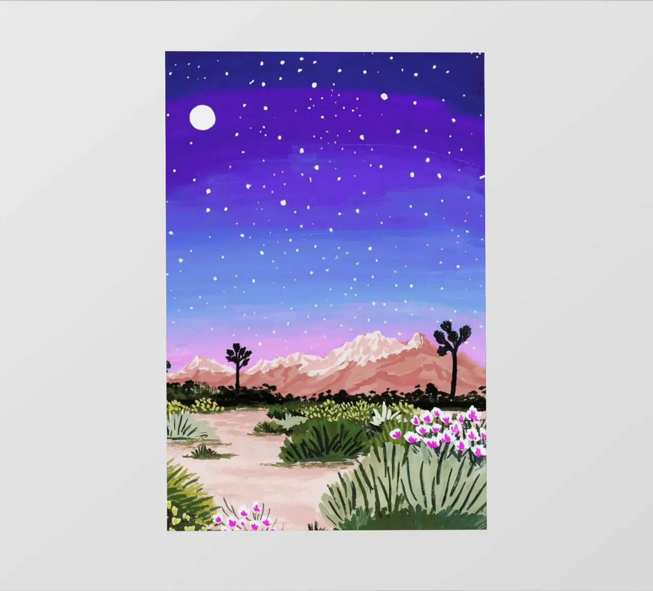 Joshua Tree Backlit Folie von Sarah Gesek