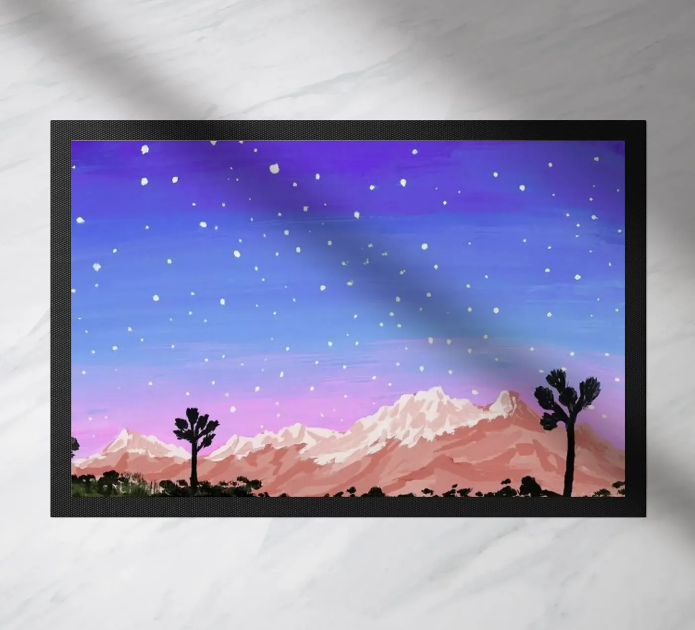 Joshua Tree doormat by Sarah Gesek