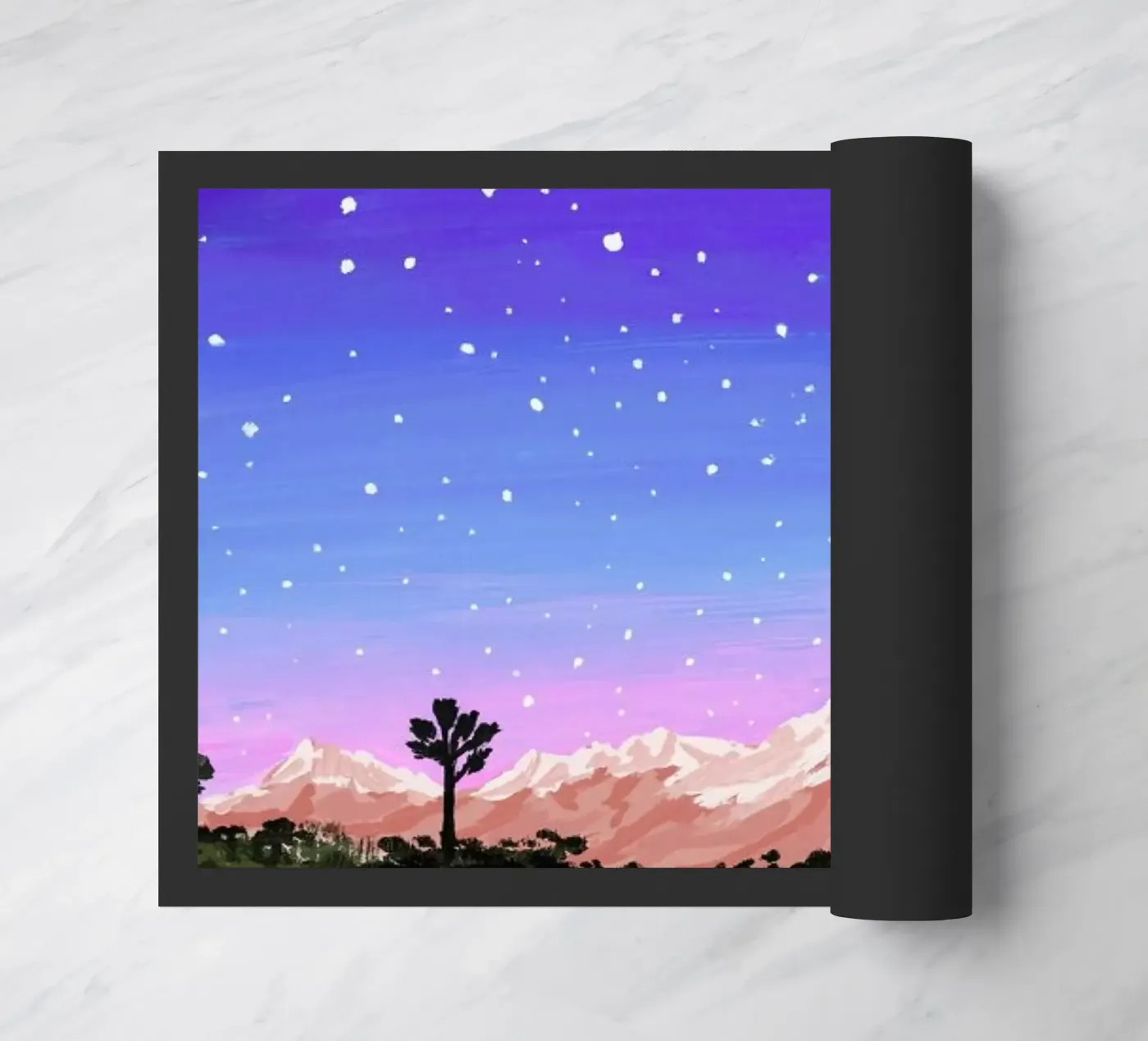 Joshua Tree doormat by Sarah Gesek