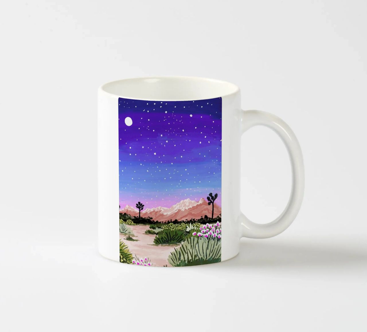 Joshua Tree tazza in ceramica da Sarah Gesek