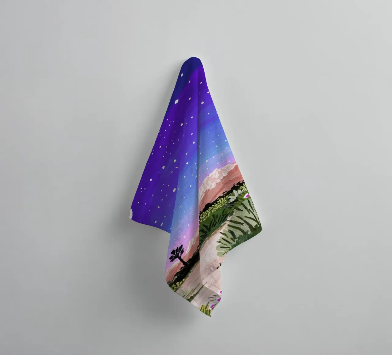 Joshua Tree asciugamano da bagno da Sarah Gesek