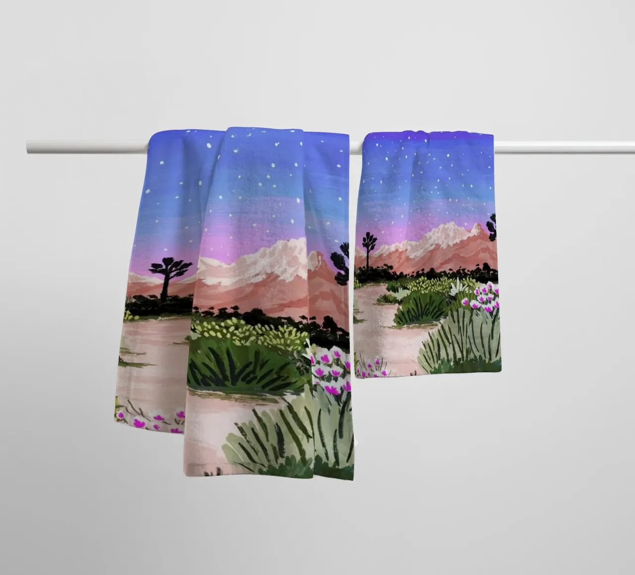 Joshua Tree asciugamano da bagno da Sarah Gesek