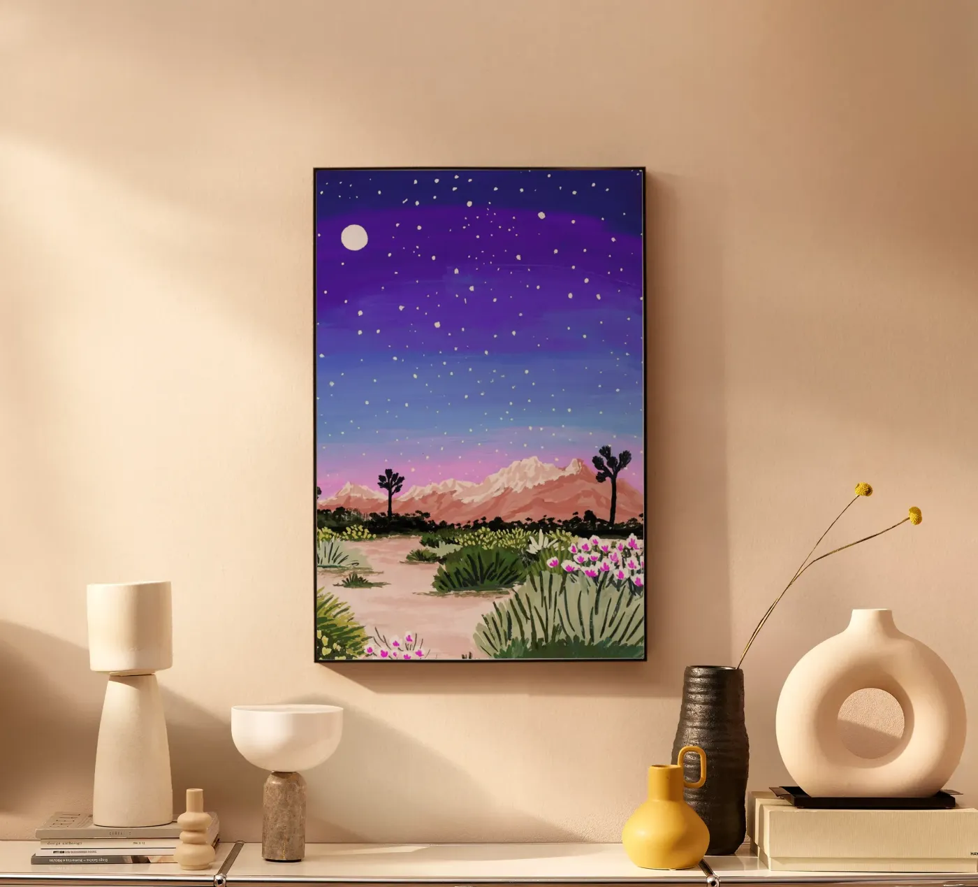 Joshua Tree acryl van Sarah Gesek