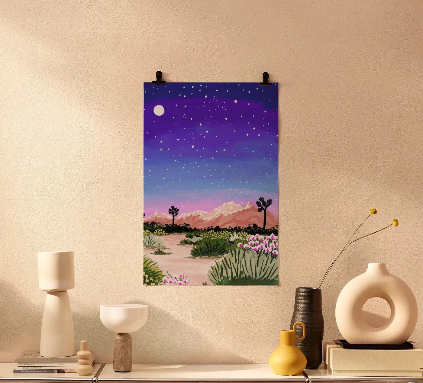Joshua Tree poster da Sarah Gesek