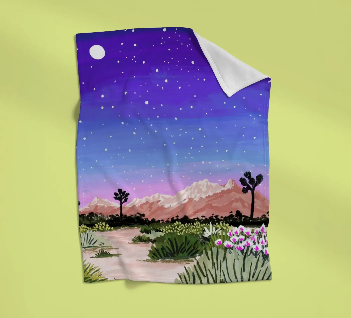 Joshua Tree Fleecedecke von Sarah Gesek