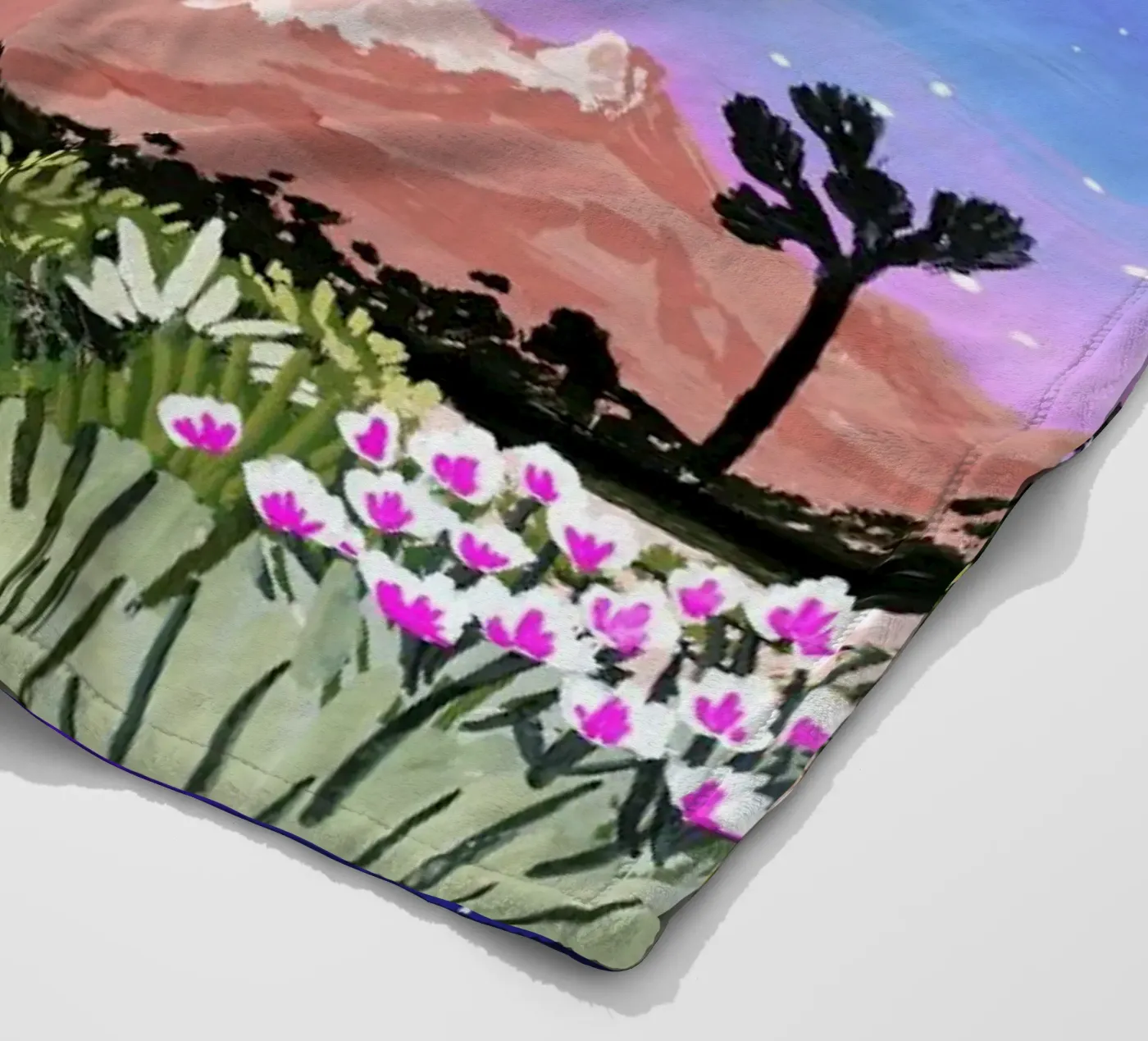 Joshua Tree Fleecedecke von Sarah Gesek