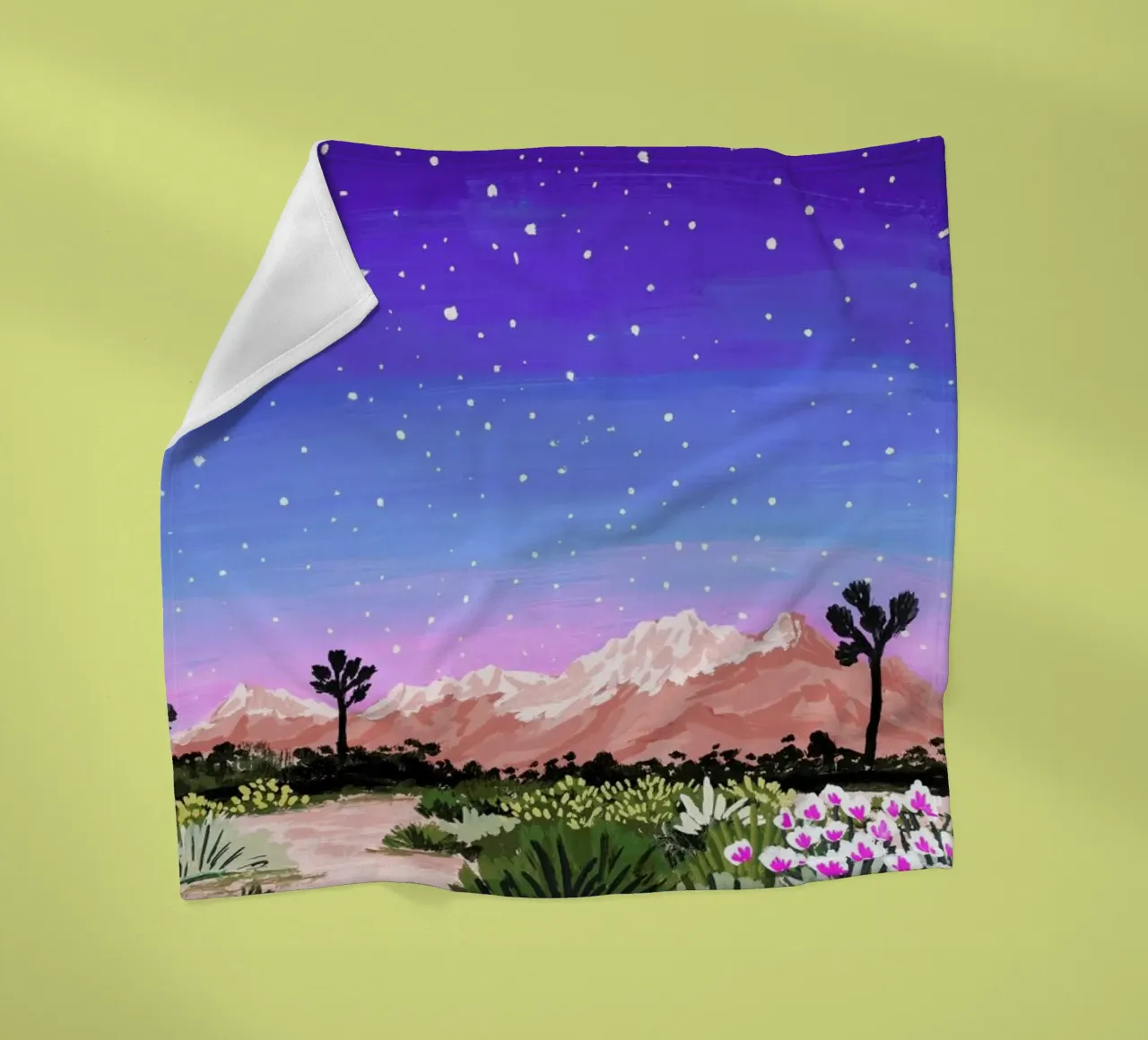 Joshua Tree coperta in pile da Sarah Gesek