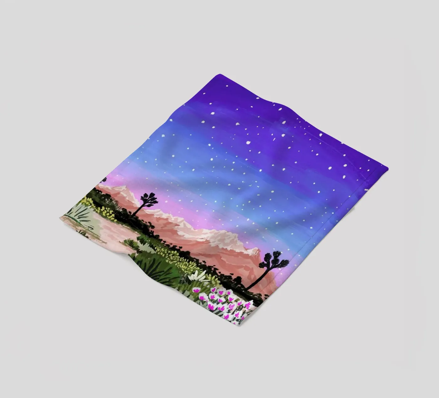 Joshua Tree Fleecedecke von Sarah Gesek