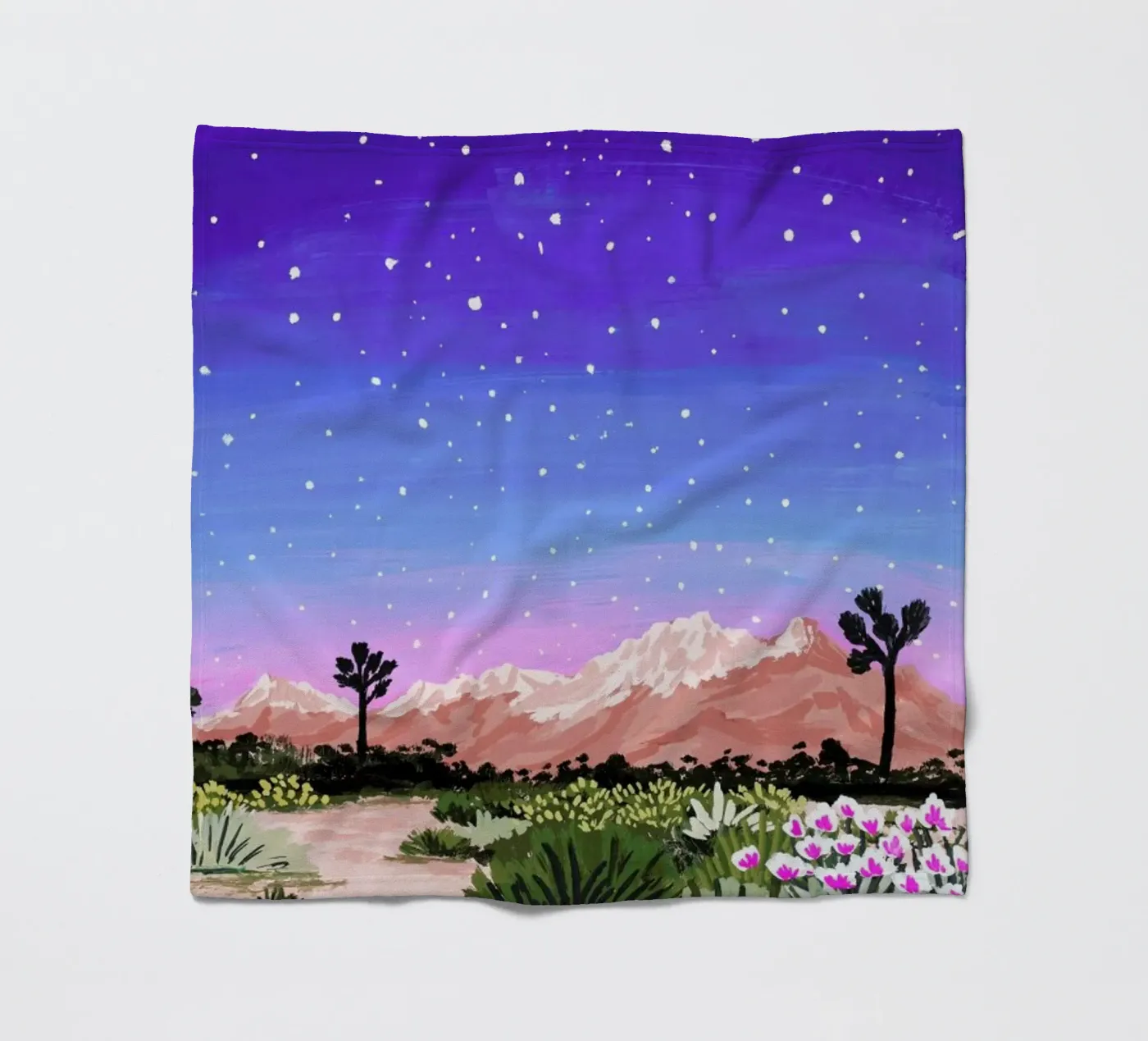 Joshua Tree Fleecedecke von Sarah Gesek