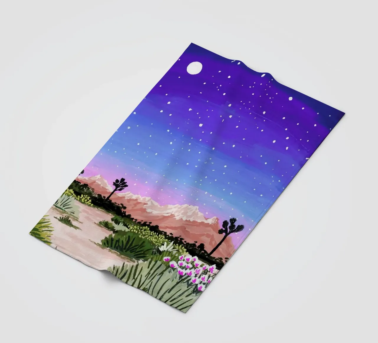 Joshua Tree manta de franela de Sarah Gesek