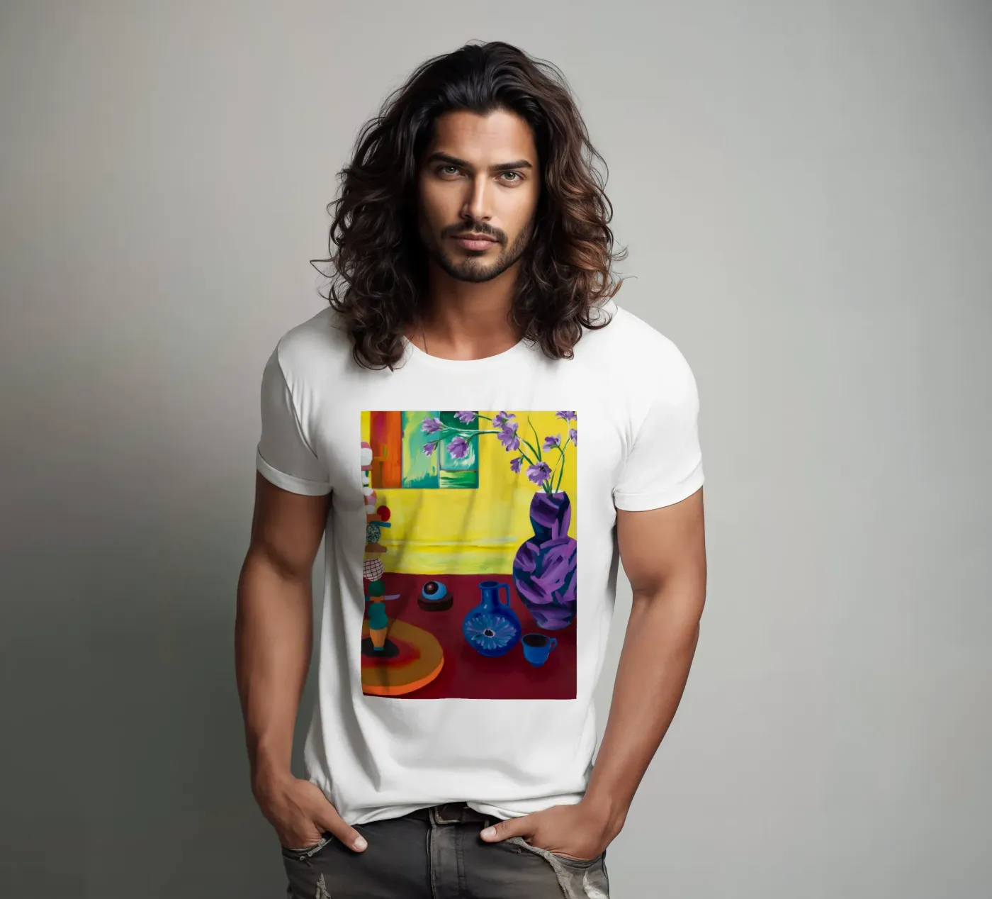 Festive Tabletop Array t-shirt da Opal Strokes