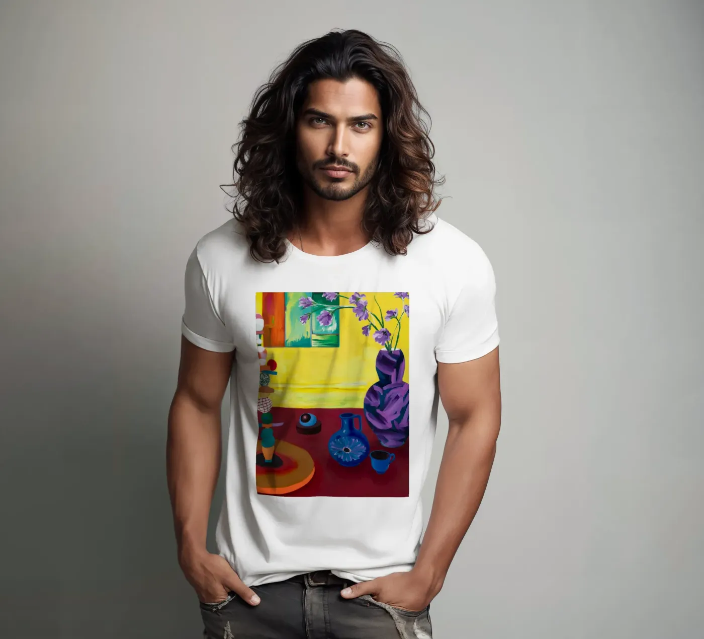 Festive Tabletop Array t-shirt by Opal Strokes