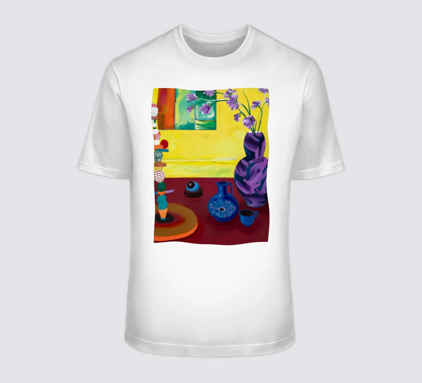 Festive Tabletop Array t-shirt by Opal Strokes