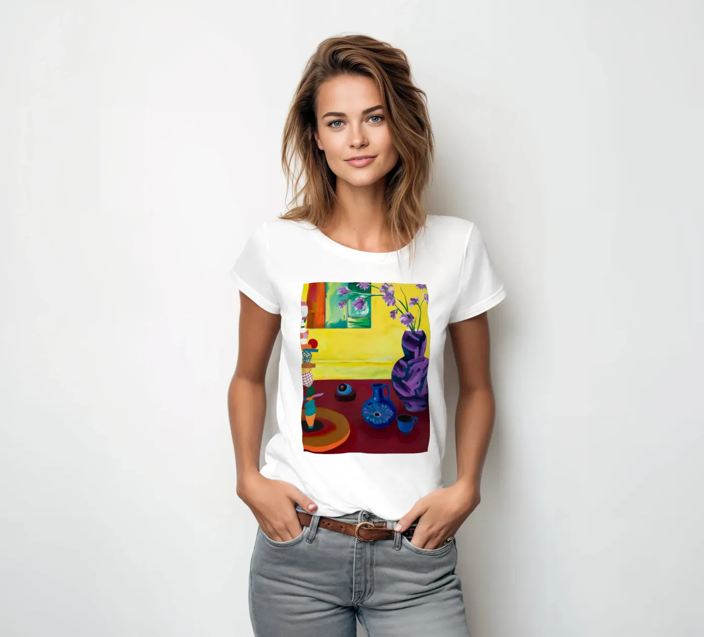 Arredo da tavola per le feste t-shirt da donna da Opal Strokes